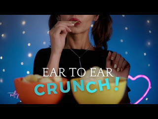 asmr with nilly ~ [asmr] crunchy potato chips eating ear to ear extreme crunch sounds (no talking)